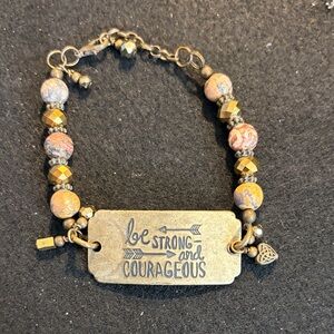 Be Strong and Courageous Bracelet